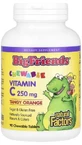 Витамин C для детей, 250 мг, вкус апельсина, Chewable Vitamin C, Natural Factors, 90 жевательных таблеток