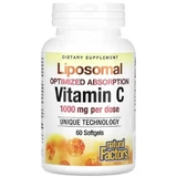 Витамин С липосомальный, 1000 мг, Liposomal Vitamin C, Natural Factors, 60 гелевых капсул