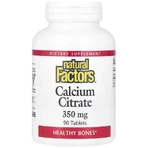 Кальцій цитрат, 350 мг, Calcium Citrate, Natural Factors, 90 таблеток: ціни та характеристики