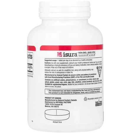 Кальцій цитрат, 350 мг, Calcium Citrate, Natural Factors, 90 таблеток: ціни та характеристики