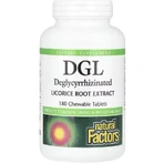 Солодка (Лакрица), деглицирризиновый экстракт корня, DGL, Deglycyrrhizinated Licorice Root Extract, Natural Factors, 180 жевательных таблеток: цены и характеристики