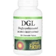 Солодка (Лакрица), деглицирризиновый экстракт корня, DGL, Deglycyrrhizinated Licorice Root Extract, Natural Factors, 180 жевательных таблеток