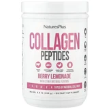 Пептиды коллагена, вкус ягодного лимонада, Collagen Peptides, Natures Plus, 364 г