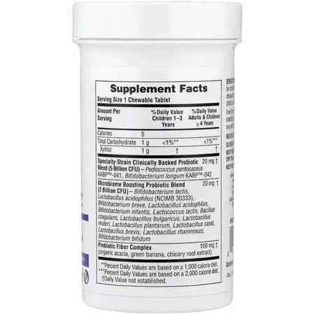 Пробіотик для дітей, 7 млрд КУО, смак ягід, GI Natural, Probiotic Kids, Natures Plus, 30 жувальних таблеток: ціни та характеристики