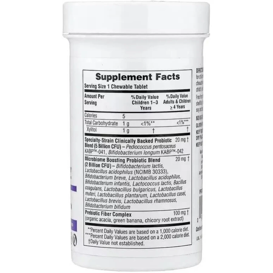 Пробіотик для дітей, 7 млрд КУО, смак ягід, GI Natural, Probiotic Kids, Natures Plus, 30 жувальних таблеток: ціни та характеристики