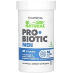 Пробиотик для мужчин, 60 млрд КОЕ, GI Natural, Probiotic Men, Natures Plus, 30 капсул: цены и характеристики