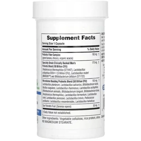 Пробиотик для мужчин, 60 млрд КОЕ, GI Natural, Probiotic Men, Natures Plus, 30 капсул: цены и характеристики