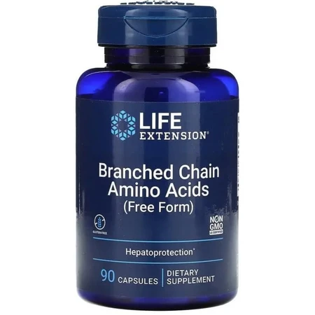 Аминокислоты с разветвленной цепью, Branched Chain Amino Acids, Life Extension, 90 капсул: цены и характеристики