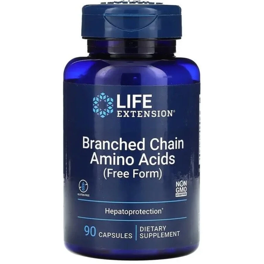 Аминокислоты с разветвленной цепью, Branched Chain Amino Acids, Life Extension, 90 капсул: цены и характеристики