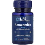 Астаксантин з фосфоліпідами, 4 мг, Astaxanthin with Phospholipids, Life Extension, 30 гелевих капсул: ціни та характеристики