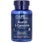 Ацетил L-карнітин, 500 мг, Acetyl-L-Carnitine, Life Extension, 100 вегетаріанських капсул: ціни та характеристики