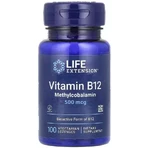 Вітамін B12, Метилкобаламін, 500 мкг, смак полуниці, Vitamin B12, Methylcobalamin, Life Extension, 100 жувальних таблеток: ціни та характеристики