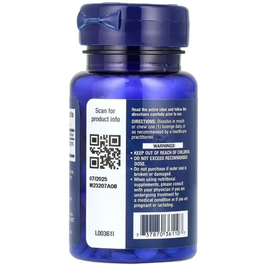 Вітамін B12, Метилкобаламін, 500 мкг, смак полуниці, Vitamin B12, Methylcobalamin, Life Extension, 100 жувальних таблеток: ціни та характеристики