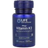 Вітамін К2, 45 мг, Mega Vitamin K2, Life Extension, 30 капсул