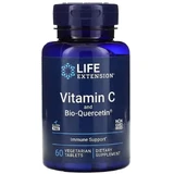 Вітамін С та біо-Кверцетин, Vitamin C and Bio-Quercetin, Life Extension, 60 вегетаріанських таблеток