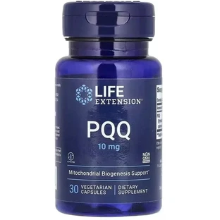Пирролохинолинхинон PQQ, 10 мг, PQQ, Life Extension, 30 вегетарианских капсул