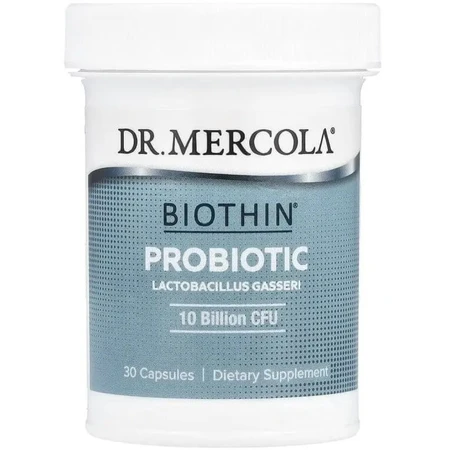 Пробіотик, 250 мг (10 млрд КУО), Biothin Probiotic, Lactobacillus Gasseri, Dr. Mercola, 30 капсул: ціни та характеристики