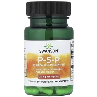 P-5-P (піридоксальфосфат) 20 мг Swanson P-5-P, 60 капсул