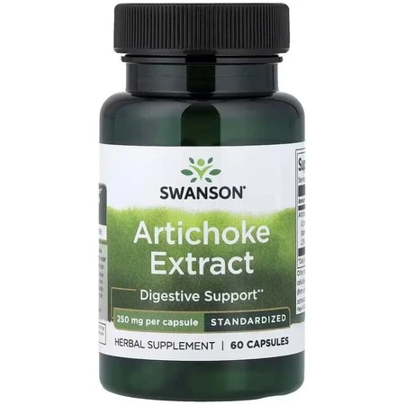 Артишок, 250 мг, Artichoke Extract, Swanson, 60 капсул: цены и характеристики