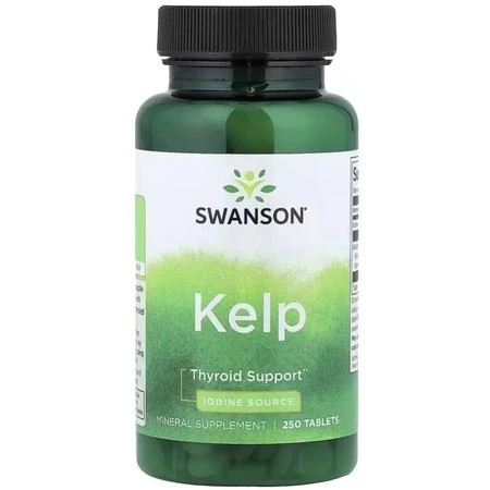 Водоросли, Kelp, Swanson, 250 таблеток: цены и характеристики