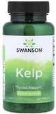 Водоросли, Kelp, Swanson, 250 таблеток