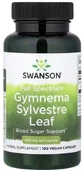 Джимнема Сильвестра, 400 мг, Full Spectrum Gymnema Sylvestre Leaf, Swanson, 100 веганских капсул