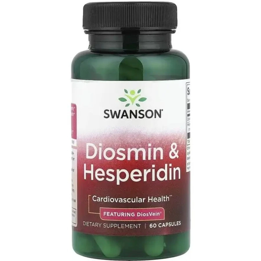 Діосмін та гесперидин, Diosmin & Hesperidin, Swanson, 60 капсул: ціни та характеристики