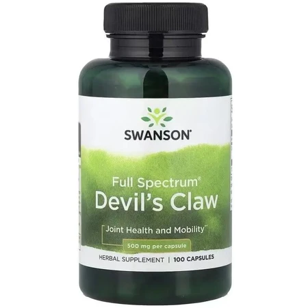 Коготь Дьявола (Гарпагофитум), 500 мг, Full Spectrum Devil's Claw, Swanson, 100 капсул: цены и характеристики