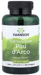 Кора По Д'арко, 500 мг, Full Spectrum Pau d'Arco, Swanson, 100 капсул