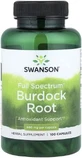 Корень лопуха, 460 мг, Full Spectrum Burdock Root, Swanson, 100 капсул