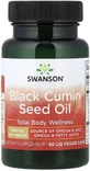 Олія насіння чорного кмину, Black Cumin Seed Oil, Swanson, 60 вегетаріанських капсул