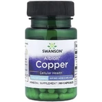 Мідь, 2 мг, Albion Copper, Swanson, 60 капсул: ціни та характеристики