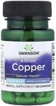 Мідь, 2 мг, Albion Copper, Swanson, 60 капсул