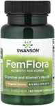 Пробиотик для женщин, 9,8 млрд КОЕ, FemFlora, Probiotic For Women, Swanson, 60 веганских капсул