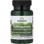 Сульфорафан из экстракта брокколи, 400 мкг, Sulforaphane from Broccoli Sprout Extract, Swanson, 60 веганских капсул: цены и характеристики