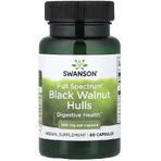 Черный орех, 500 мг, Full Spectrum Black Walnut Hulls, Swanson, 60 капсул: цены и характеристики