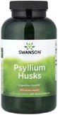 Шелуха семян подорожника, 610 мг, Psyllium Husks, Swanson, 300 веганских капсул