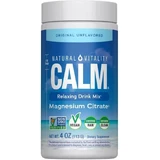 Магний в порошке, 350 мг, без ароматизаторов, CALM, Magnesium Supplement, Natural Vitality, 113 г