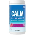 Цитрат Магния, 330 мг, вкус малина лимон, CALM, Magnesium Supplement, Natural Vitality, 60 жевательных конфет
