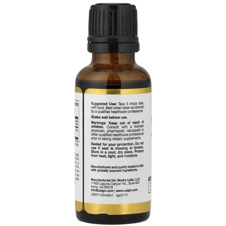 Вітамін D3 у краплях, 50 мкг (2000 МО), без смаку, Vitamin D3, California Gold Nutrition, 30 мл: ціни та характеристики