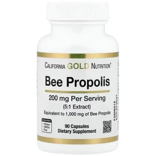 Прополис пчелиный 1000 мг, Bee Propolis, California Gold Nutrition, 90 капсул