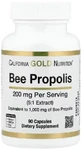 Прополис пчелиный 1000 мг, Bee Propolis, California Gold Nutrition, 90 капсул