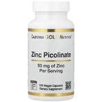 Цинк пиколинат, 50 мг, Zinc Picolinate, California Gold Nutrition, 120 вегетарианских капсул: цены и характеристики
