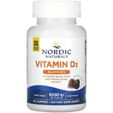 Вітамін D3, 25 мкг (1000 МО), смак ягід, Vitamin D3, Nordic Naturals, 60 жувальних цукерок