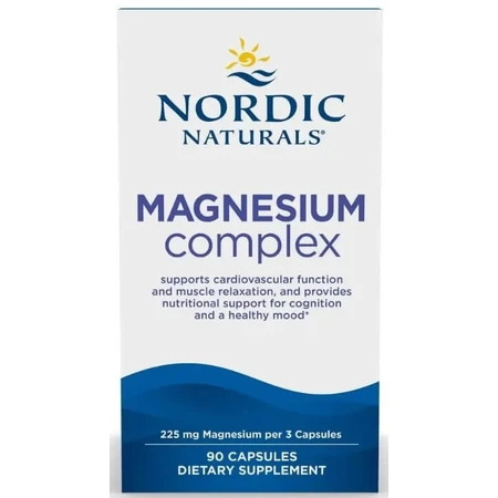 Магнію, 225 мг, Magnesium Complex, Nordic Naturals, 90 капсул: ціни та характеристики