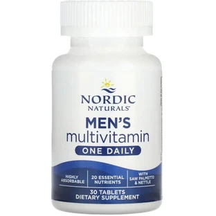 Мультивітаміни для чоловіків, Men's Multivitamin, One Daily, Nordic Naturals, 30 таблеток