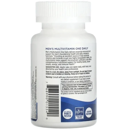 Мультивітаміни для чоловіків, Men's Multivitamin, One Daily, Nordic Naturals, 30 таблеток: ціни та характеристики