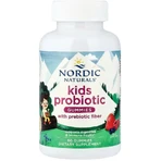 Пробиотики для детей, вкус ягод, Kids Probiotic Gummies, Nordic Naturals, 60 жевательных таблеток: цены и характеристики