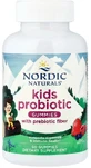 Пробиотики для детей, вкус ягод, Kids Probiotic Gummies, Nordic Naturals, 60 жевательных таблеток