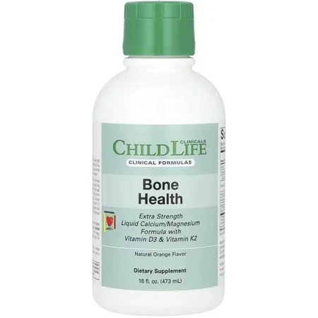 Кальций и магний с витаминами D3 и K2, вкус апельсина, Liquid Calcium/Magnesium Formula with Vitamin D3 & Vitamin K2, ChildLife Clinicals, 473 мл: цены и характеристики